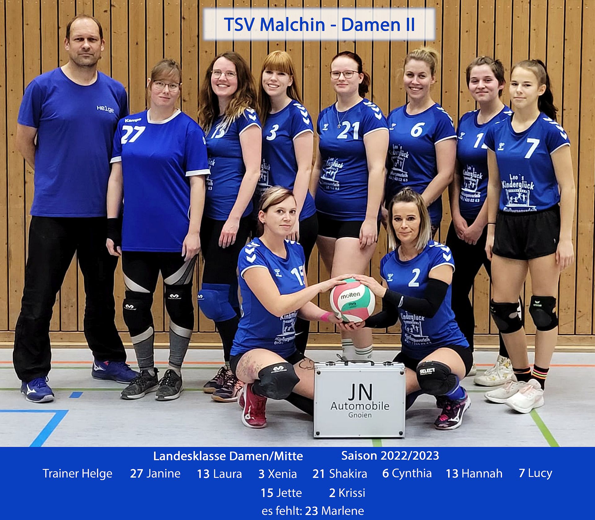 Mannschaftsfoto TSV Malchin II